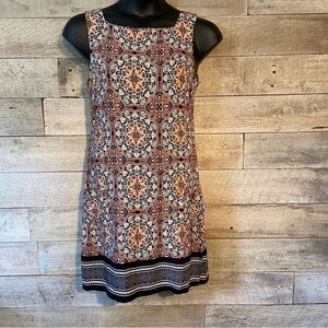 Apricot women's multicoloured sleeveless  dress‎ in size large
